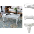 Miniatyrbillede 1 af 6: Sofaborde - Living sofabord 100 x 60 x 42 cm højglans hvid