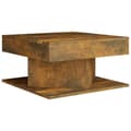 Miniatyrbillede 3 af 6: Sofaborde - Living sofabord 57x57x30 cm konstrueret træ røget egetræsfarve