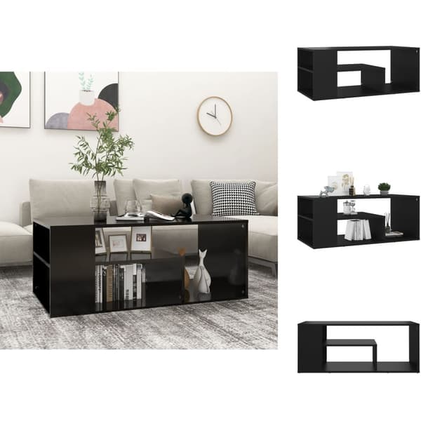 Sofaborde - Living sofabord 100x50x40 cm spånplade sort