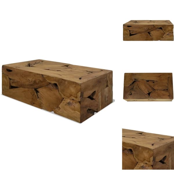 Soffbord - Living Soffbord 90x50x30 cm äkta teak brun
