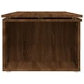 Miniatyrbillede 10 af 11: Sofaborde - Living sofabord 150x50x35 cm konstrueret træ brun egetræsfarve