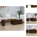 Miniatyrbillede 1 af 11: Sofaborde - Living sofabord 150x50x35 cm konstrueret træ brun egetræsfarve
