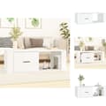 Miniatyrbillede 1 af 11: Sofaborde - Living sofabord 100x50,5x35 cm konstrueret træ hvid