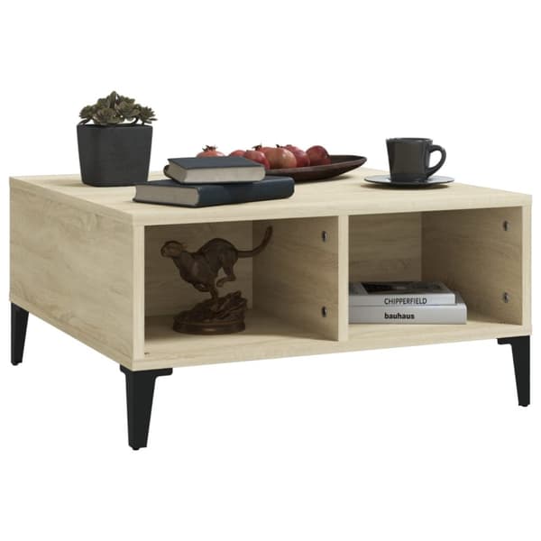 Soffbord - Living Soffbord sonoma-ek 60x60x30 cm spånskiva