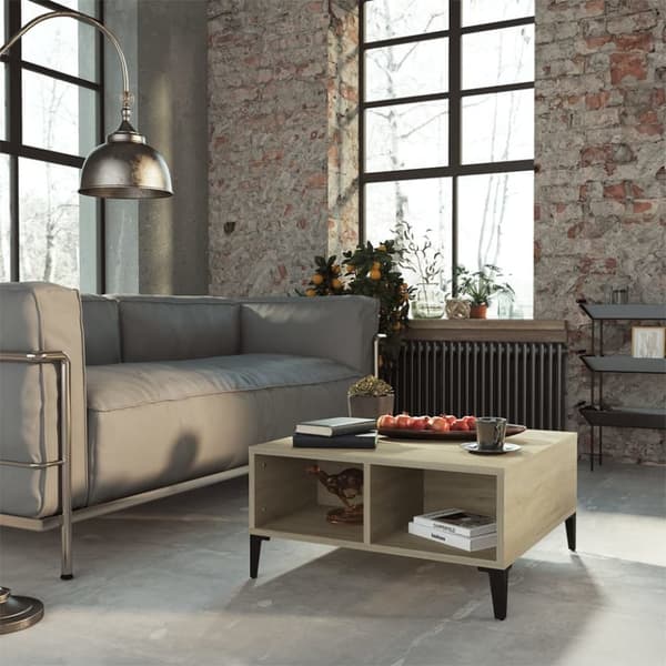 Soffbord - Living Soffbord sonoma-ek 60x60x30 cm spånskiva