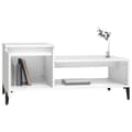 Miniatyrbillede 5 af 11: Sofaborde - Living sofabord 100x50x45 cm konstrueret træ hvid