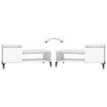 Miniatyrbillede 9 af 11: Sofaborde - Living sofabord 100x50x45 cm konstrueret træ hvid