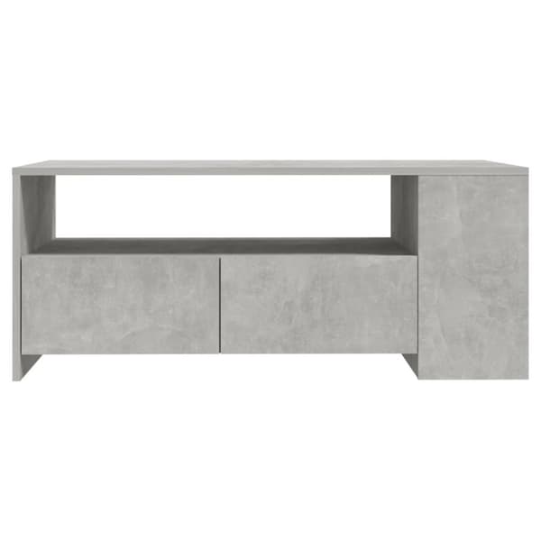 Soffbord - Living Soffbord betonggrå 102x55x42 cm konstruerat trä