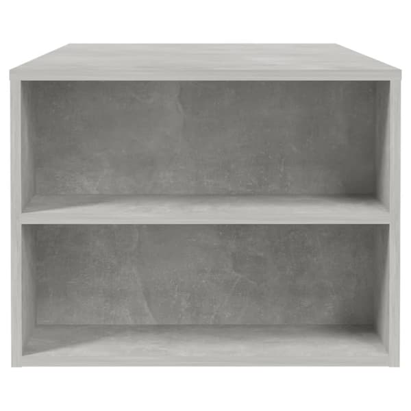 Soffbord - Living Soffbord betonggrå 102x55x42 cm konstruerat trä