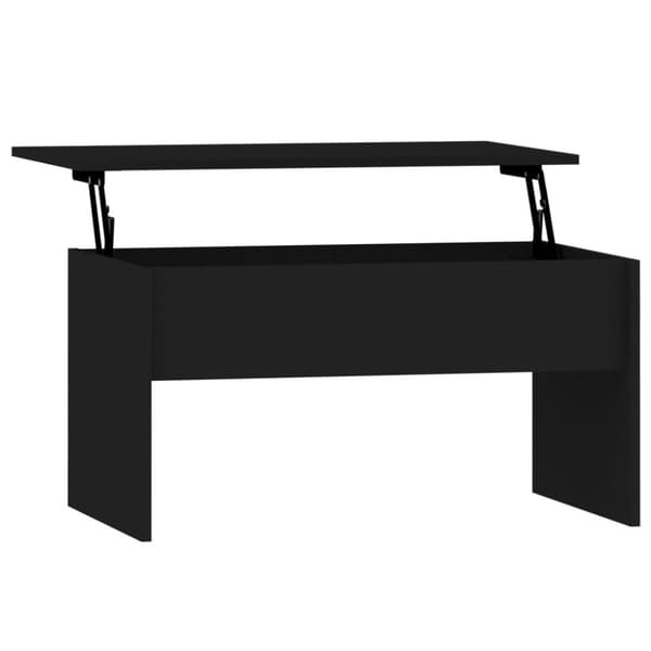 Soffbord - Living Soffbord svart 80x50,5x41,5 cm konstruerat trä