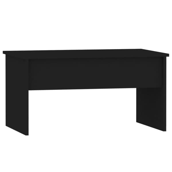 Soffbord - Living Soffbord svart 80x50,5x41,5 cm konstruerat trä