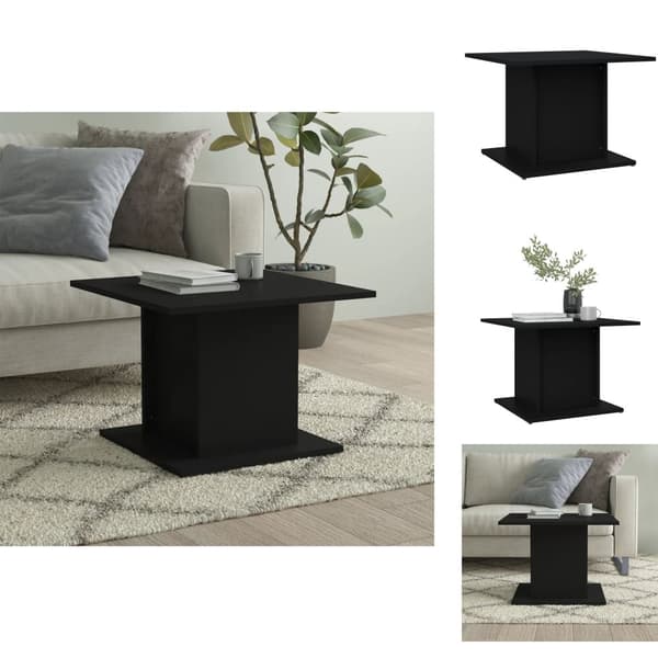 Sofaborde - Living sofabord 55,5x55,5x40 cm spånplade sort