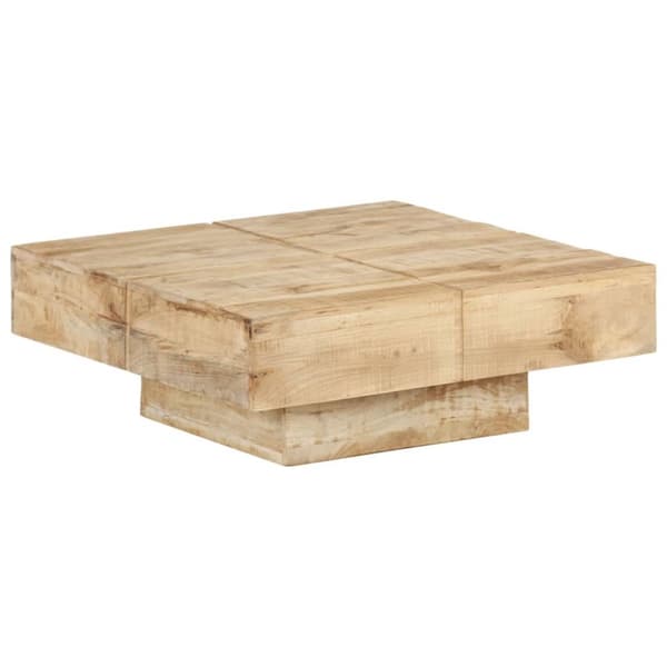 Soffbord - Living Soffbord 80x80x28 cm massivt mangoträ