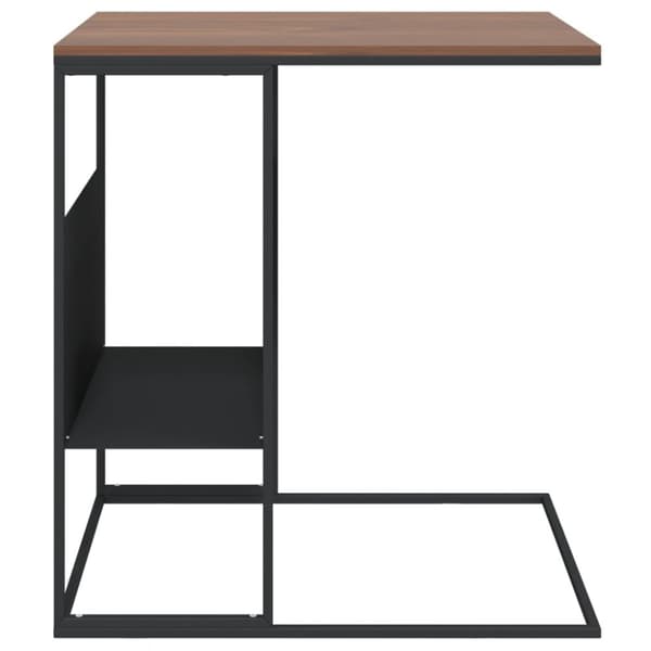 Sofaborde - Living sidebord 55x36x59,5 cm konstrueret træ sort