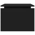 Miniatyrbillede 7 af 8: Sofaborde - Living sofabord 68x50x38 cm spånplade sort