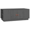 Miniatyrbillede 3 af 11: Sofaborde - Living sofabord 100x50x41 cm massivt fyrretræ grå