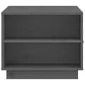 Miniatyrbillede 9 af 11: Sofaborde - Living sofabord 100x50x41 cm massivt fyrretræ grå
