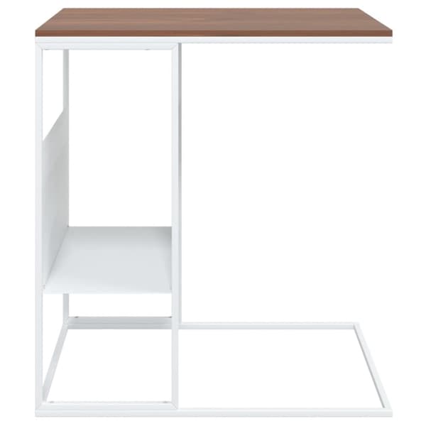 Soffbord - Living Sidobord vit 55x36x59,5 cm konstruerat trä