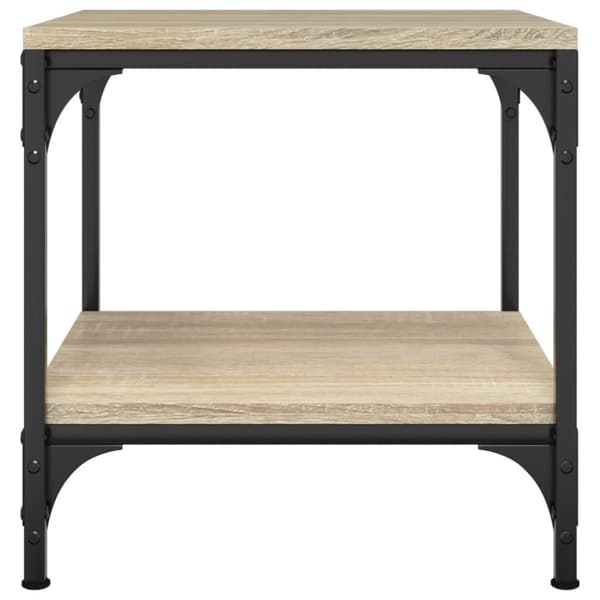 Sofaborde - Living sideborde 2 stk. 40x40x40 cm konstrueret træ sonoma-eg