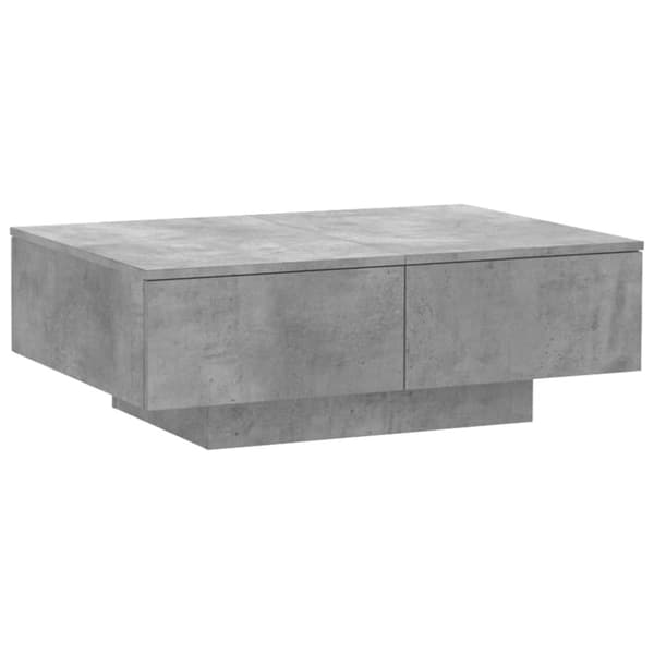 Soffbord - Living Soffbord betongrå 90x60x31 cm spånskiva