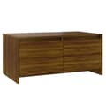 Miniatyrbillede 3 af 9: Sofaborde - Living sofabord 90x50x41,5 cm konstrueret træ brun egetræsfarve