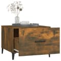 Miniatyrbillede 6 af 11: Sofaborde - Living sofaborde med metalben 2 stk. 50x50x40 cm røget egetræsfarve
