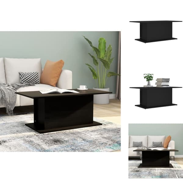 Soffbord - Living Soffbord svart 102x55,5x40 cm spånskiva