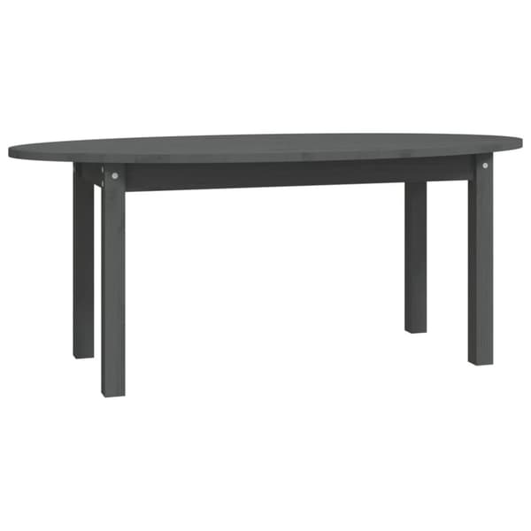 Soffbord - Living Soffbord grå 110x55x45 cm massiv furu