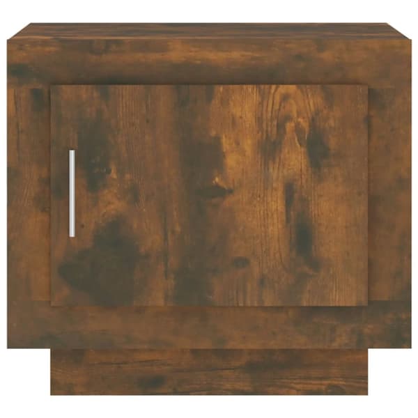 Soffbord - Living Soffbord rökfärgad ek 51x50x45 cm konstruerat trä