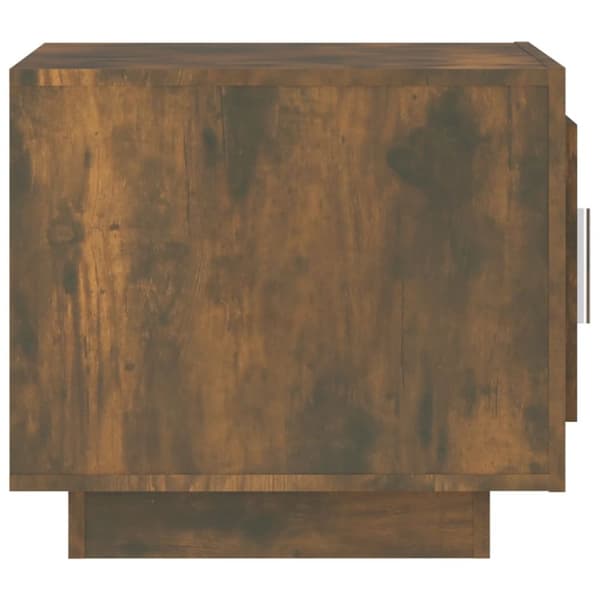 Soffbord - Living Soffbord rökfärgad ek 51x50x45 cm konstruerat trä
