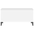 Miniatyrbillede 8 af 11: Sofaborde - Living sofabord 90x44,5x45 cm konstrueret træ hvid