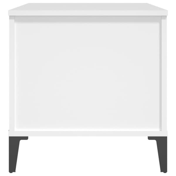 Sofaborde - Living sofabord 90x44,5x45 cm konstrueret træ hvid