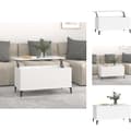 Miniatyrbillede 1 af 11: Sofaborde - Living sofabord 90x44,5x45 cm konstrueret træ hvid