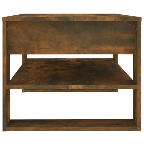Sofaborde - Living sofabord 102x55x45 cm konstrueret træ røget egetræsfarve