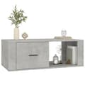 Miniatyrbillede 5 af 11: Sofaborde - Living sofabord 100x50,5x35 cm konstrueret træ betongrå