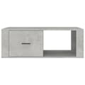 Miniatyrbillede 7 af 11: Sofaborde - Living sofabord 100x50,5x35 cm konstrueret træ betongrå