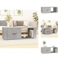 Miniatyrbillede 1 af 11: Sofaborde - Living sofabord 100x50,5x35 cm konstrueret træ betongrå