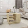 Miniatyrbillede 2 af 8: Sofaborde - Living sofabord 55x55x43 cm spånplade sonoma-eg