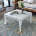 Miniatyrbillede 2 af 6: Sofaborde - Living sofabord 80x80x42 cm højglans hvid