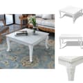 Miniatyrbillede 1 af 6: Sofaborde - Living sofabord 80x80x42 cm højglans hvid