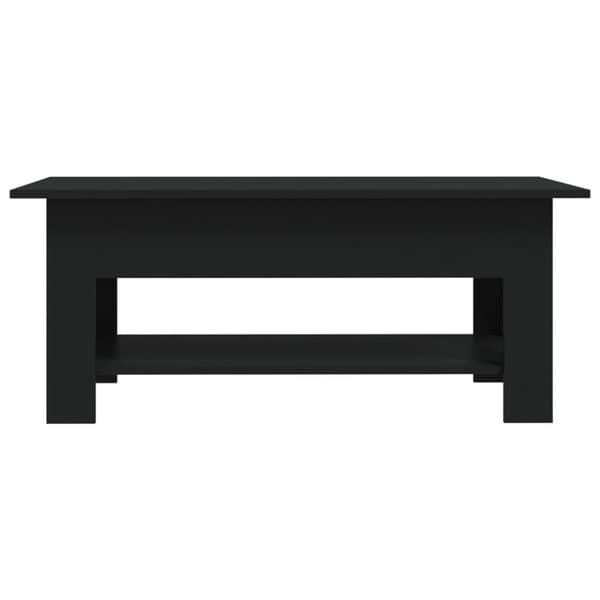 Kahvipöydät - Living Sohvapöytä musta 102x55x42 cm tekninen puu