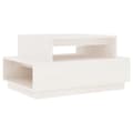 Miniatyrbillede 3 af 9: Sofaborde - Living sofabord 80x55x40,5 cm massivt fyrretræ hvid