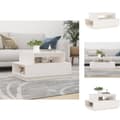 Miniatyrbillede 1 af 9: Sofaborde - Living sofabord 80x55x40,5 cm massivt fyrretræ hvid