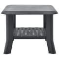 Miniatyrbillede 5 af 8: Sofaborde - Living sofabord 90x60x46 cm plastik antracitgrå