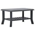 Miniatyrbillede 2 af 8: Sofaborde - Living sofabord 90x60x46 cm plastik antracitgrå