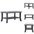 Miniatyrbillede 1 af 8: Sofaborde - Living sofabord 90x60x46 cm plastik antracitgrå