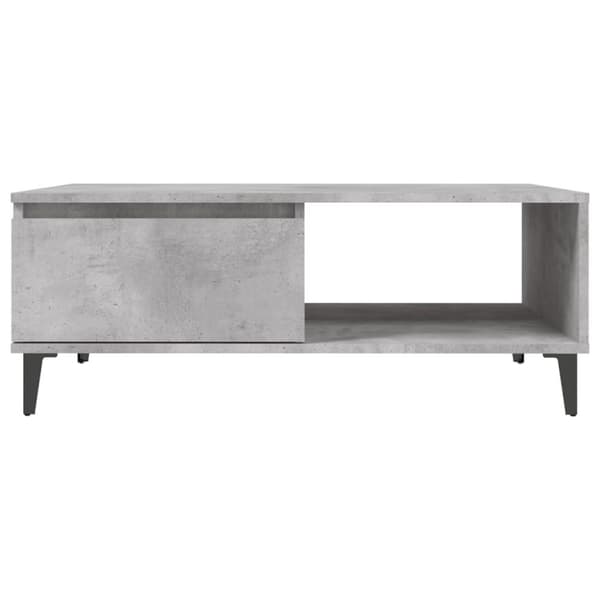 Soffbord - Living Soffbord betonggrå 90x60x35 cm spånskiva