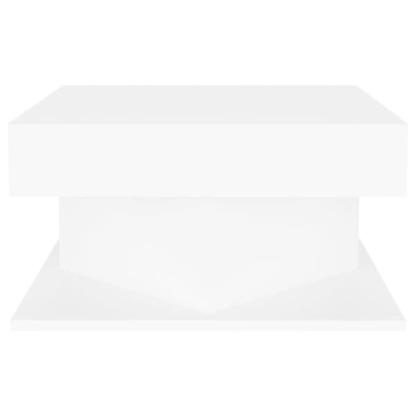 Sofaborde - Living sofabord 57x57x30 cm spånplade hvid