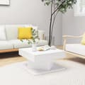 Miniatyrbillede 2 af 6: Sofaborde - Living sofabord 57x57x30 cm spånplade hvid