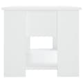 Miniatyrbillede 8 af 9: Sofaborde - Living sofabord 79x49x41 cm konstrueret træ hvid
